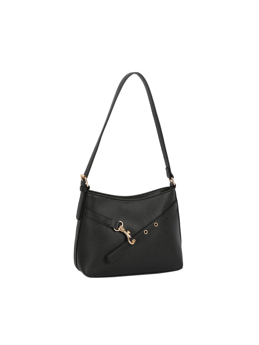 Calin collection Front Buckle Accent Crossbody Shoulder Bag