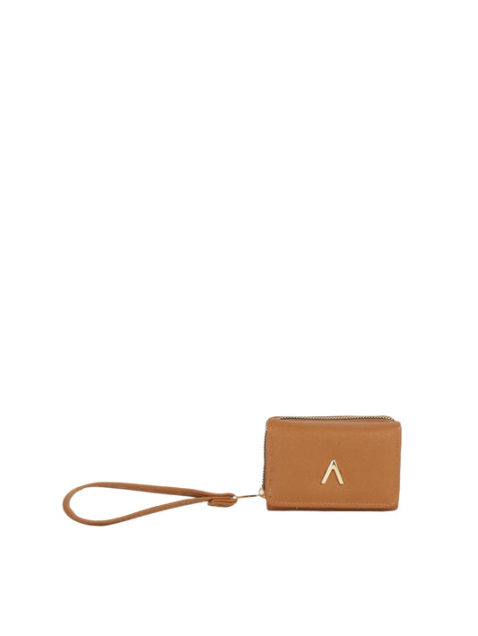 Calin Minimalist Hardware Accent Wristlet Wallet