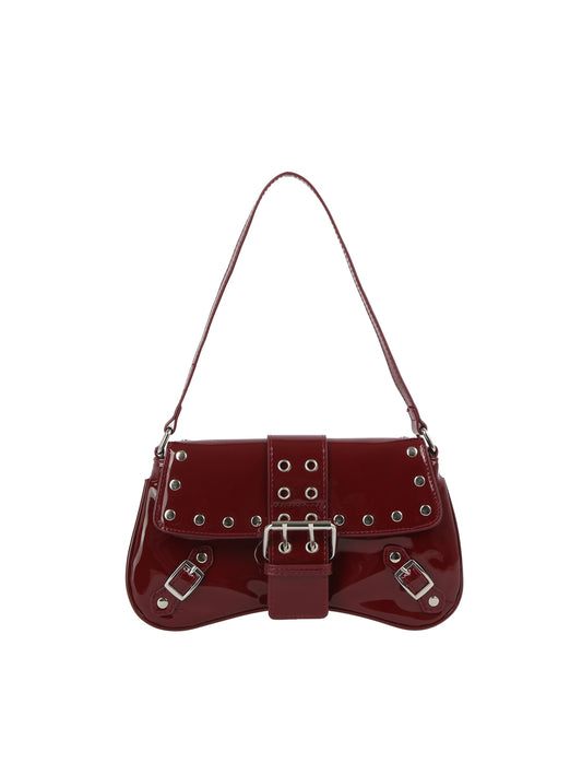 Buckle Flap Shoulder Bag