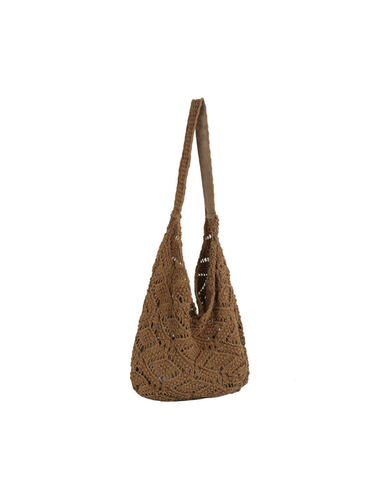 Calin bohemian style Woven Hobo Bag