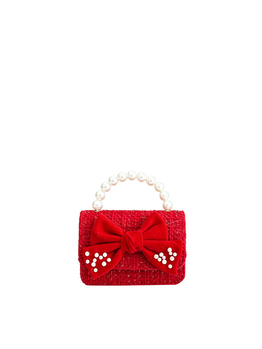 Calin Coquette Rectangular Mini Flap Bag