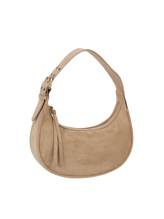 Calin Faux Suede Shoulder Bag