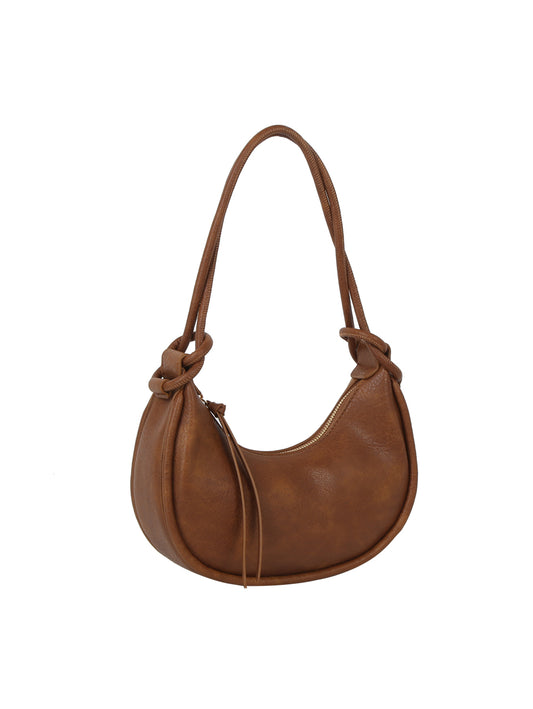 Shoulder Bag with Double Layered Shoulder Strap