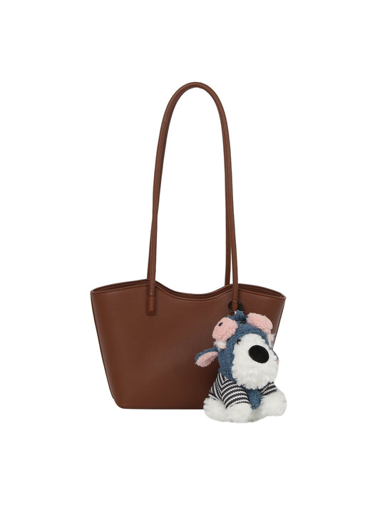 Shoulder Bag with Animal Charm