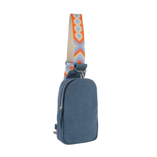 Unisex Multifunctional Guitar Strap Denim Sling