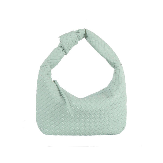 Woven tie handle shoulder