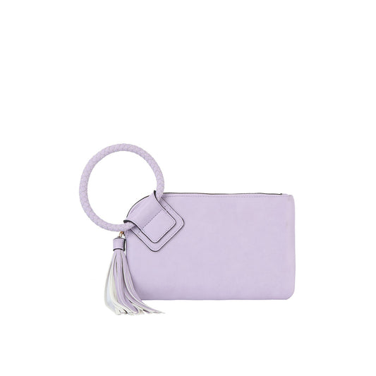 Braided ring handle wristlet