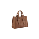 2 in 1 Buckled detailed tote with pouch