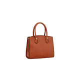 Ring detailed handle satchel