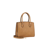 Ring detailed handle satchel