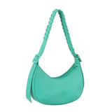 Buckle strap shoulder bag hobo