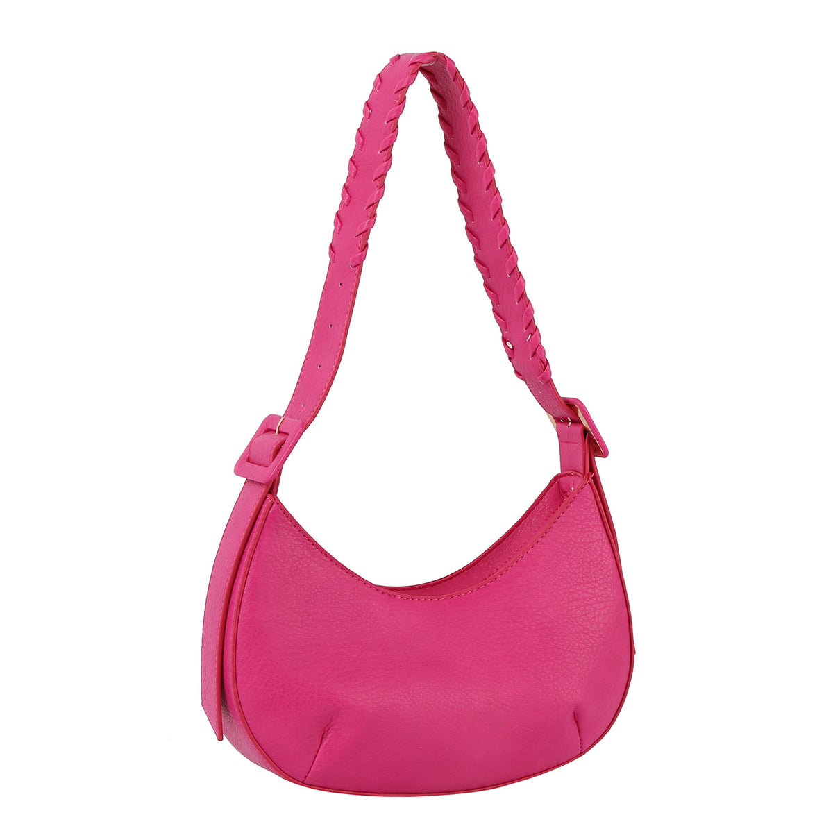 Buckle strap shoulder bag hobo