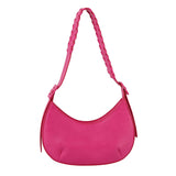 Buckle strap shoulder bag hobo