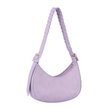 Buckle strap shoulder bag hobo