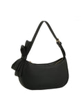 Attached Bow Strap Hobo Bag