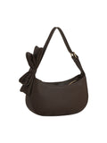 Attached Bow Strap Hobo Bag