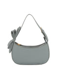 Attached Bow Strap Hobo Bag