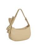 Attached Bow Strap Hobo Bag