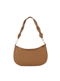 Calin Women's Half Moon Shoulder Bag w/ Braided Strap