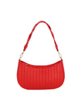 Calin Women's Half Moon Shoulder Bag w/ Braided Strap
