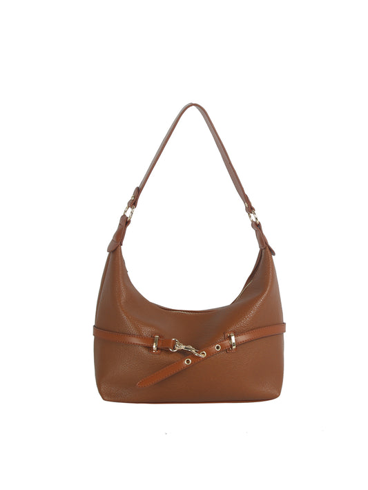 Calin Hobo Decorative Front Strap Shoulder Bag
