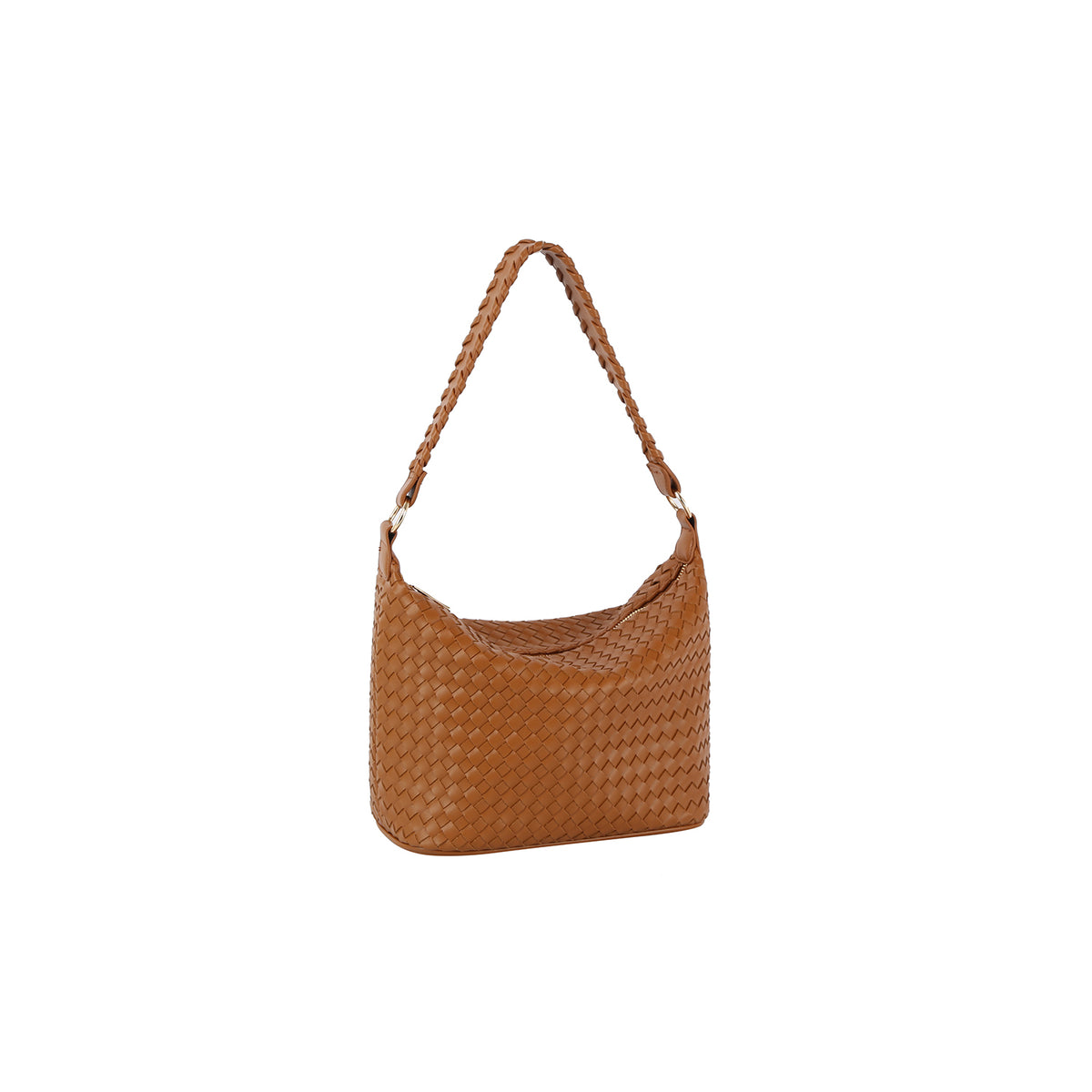 Weaved hobo bag