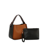 Colorblock 2 in 1 hobo shoulder bag