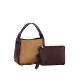 Colorblock 2 in 1 hobo shoulder bag