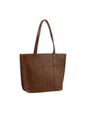 Calin whipstitch front pocket tote