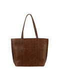 Calin whipstitch front pocket tote