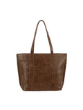 Calin whipstitch front pocket tote