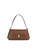 Calin Vintage Baguette Shoulder Bag with Push Lock Closure