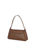 Calin Vintage Baguette Shoulder Bag with Push Lock Closure