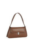 Calin Vintage Baguette Shoulder Bag with Push Lock Closure