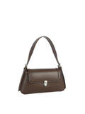 Calin Vintage Baguette Shoulder Bag with Push Lock Closure