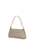 Calin Heart Lock Baguette Shoulder Bag
