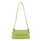 Structured flapover shoulder bag