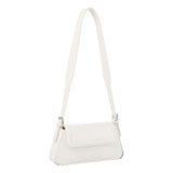 Structured flapover shoulder bag