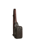 Double pocket unisex crossbody sling bag