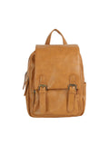 Metro Muse Dual-Buckle Backpack with Side Slit Pockets