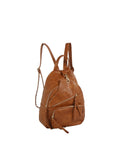 Soft Distressed Faux Leather Slouchy Backpack