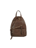 Soft Distressed Faux Leather Slouchy Backpack