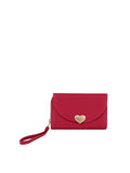 Calin heart wallet with a wristlet