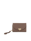 Calin heart wallet with a wristlet