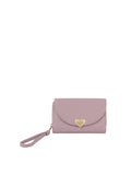 Calin heart wallet with a wristlet