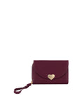 Calin heart wallet with a wristlet