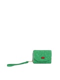 Calin Quilted Cherry Wristlet Wallet