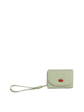 Calin Quilted Cherry Wristlet Wallet