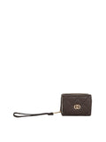Calin Quilted Interlocking Hardware Wristlet Wallet