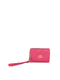 Calin Quilted Interlocking Hardware Wristlet Wallet